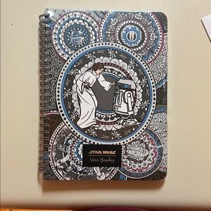 Vera Bradley Star Wars Themed Notebook with Black and Blue Accents
